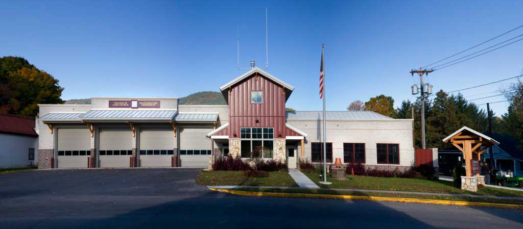 Photo of Lake George Firehouse front view from street