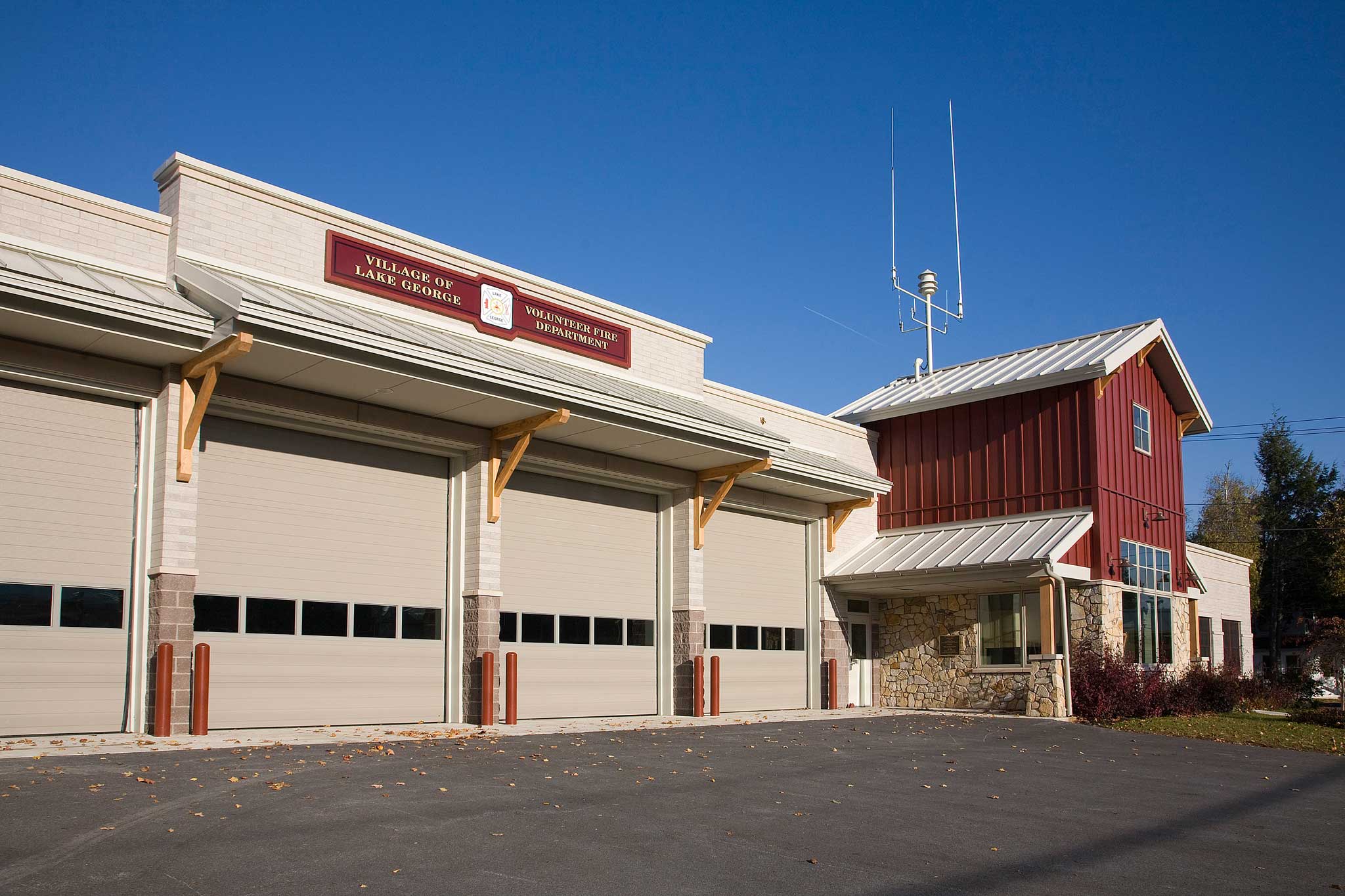 Photo of Lake George Volunteer Fire Dept Building Garage bays